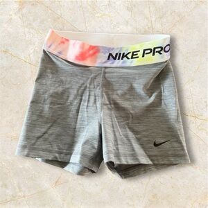 Nike Women's Gray Pro Shorts